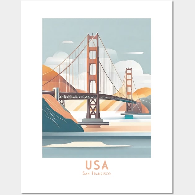 Golden Gate Serenity Wall Art by POD24